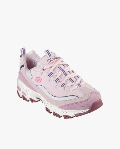  SKECHERS - Giày sneakers nữ cổ thấp Sport D Lites 