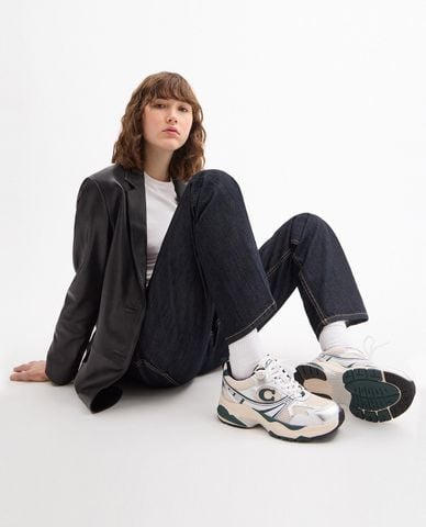  COACH - Giày sneakers nữ cổ thấp Mesh Casual 