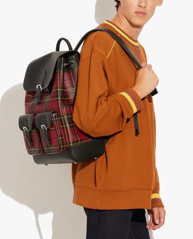  COACH - Balo nam phom chữ nhật Frankie 