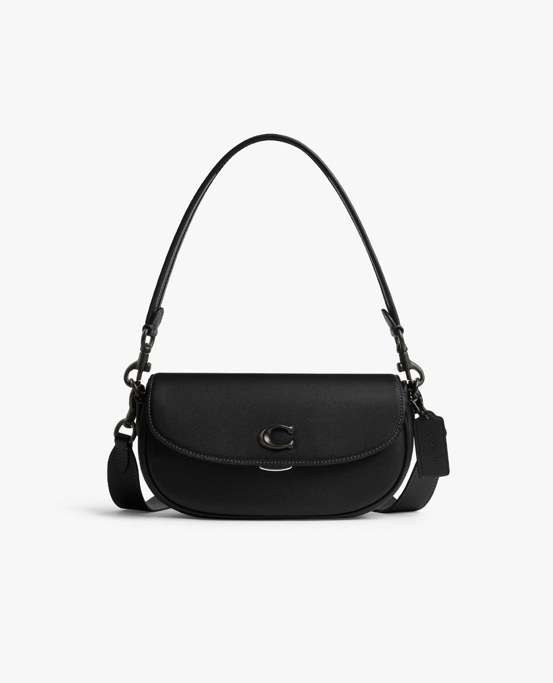 COACH - Túi đeo vai nữ nắp gập Emmy Saddle 23