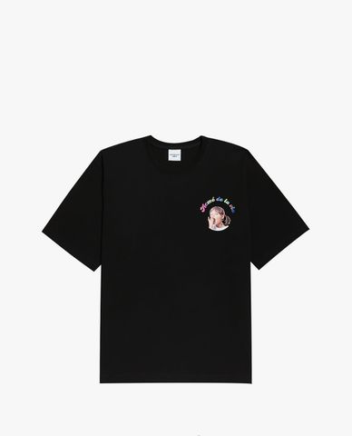  ADLV - Áo thun ngắn tay cổ tròn Baby Face Mini Yawn 