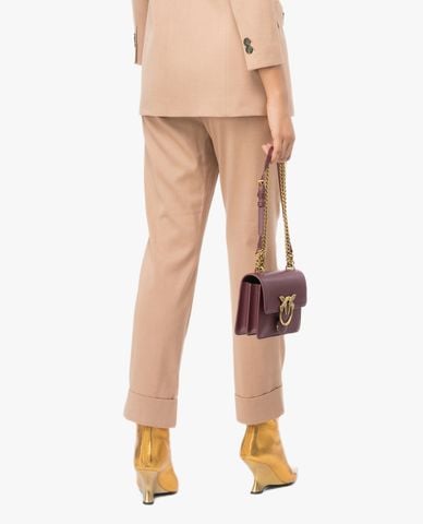  PINKO - Quần nữ ống loe phom suông Pulika 