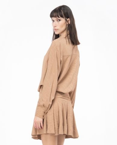  PINKO - Đầm sơ mi mini xếp li Arzach 