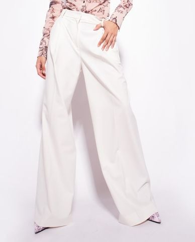  PINKO - Quần nữ ống rộng lưng cao Prospero 