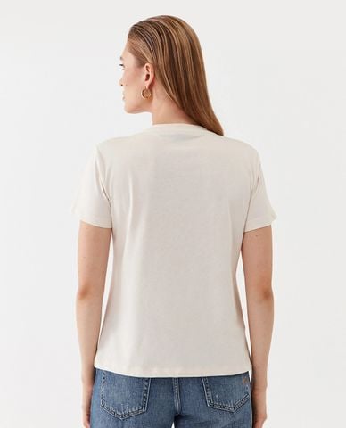  PINKO - Áo thun nữ cổ tròn tay ngắn Quentin 