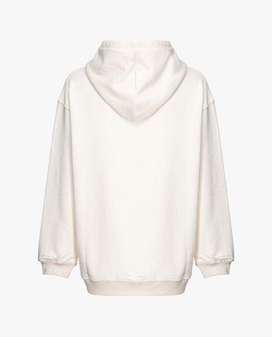  PINKO - Áo hoodie nữ phối mũ tay dài Skype Maglia Felpa 