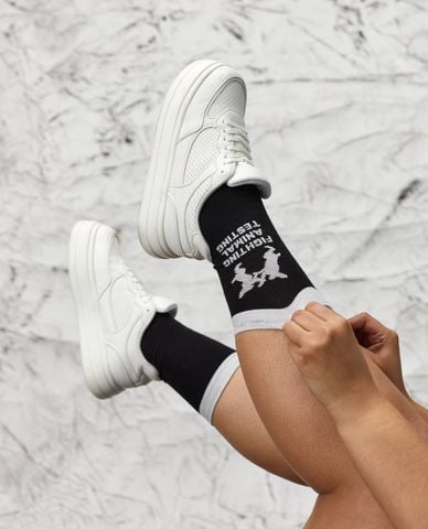  LUSH - Vớ cổ cao unisex Fighting Animal Testing 