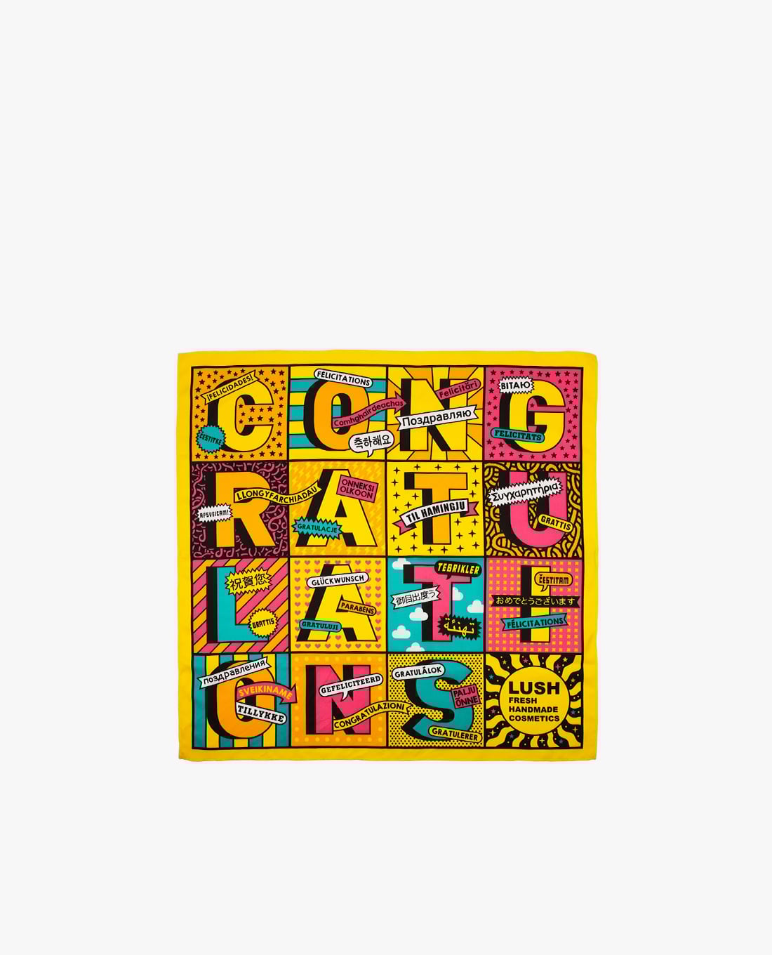 LUSH - Khăn vải Congratulations