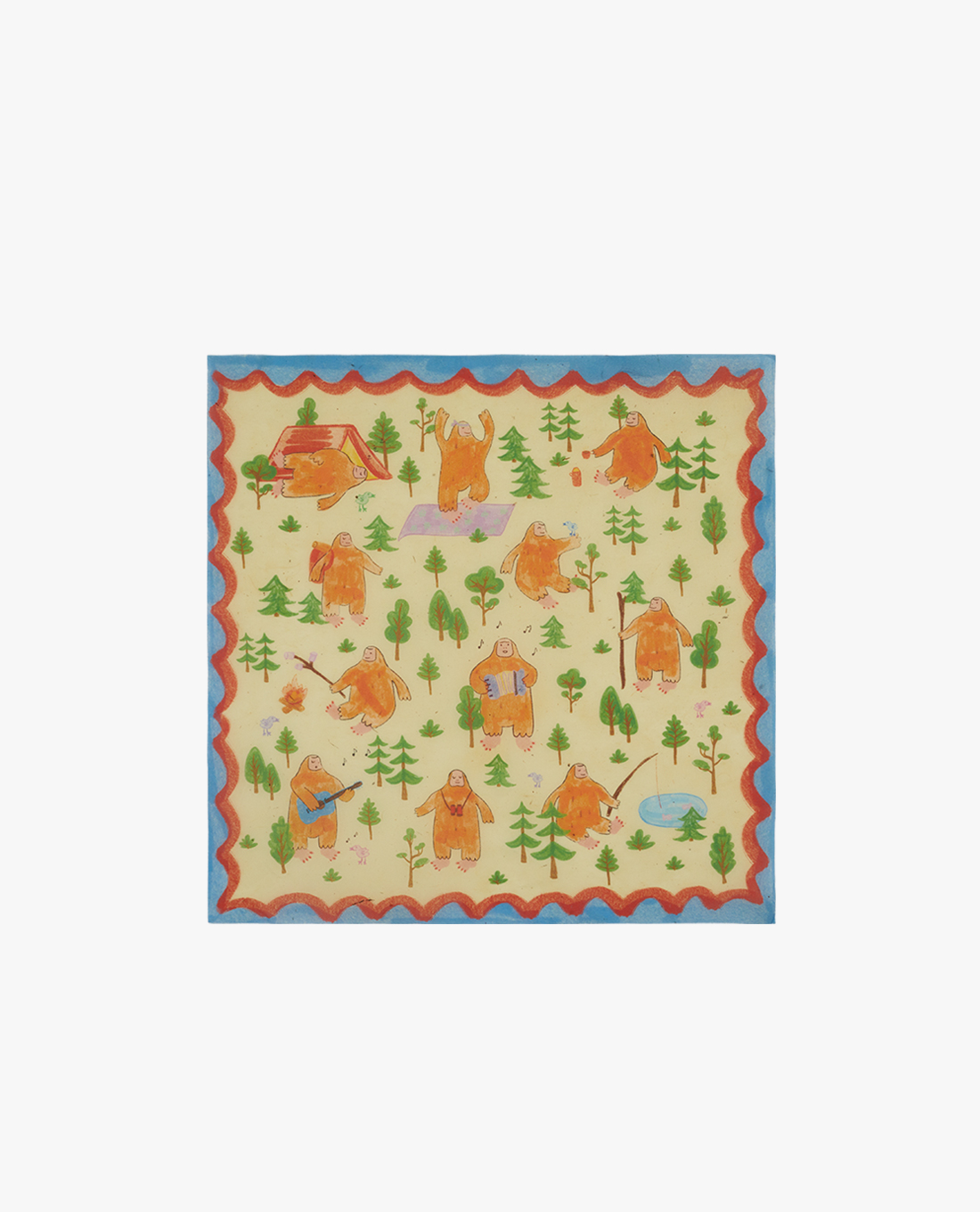 LUSH - Giấy Gói Quà Big Foot Goes Camping