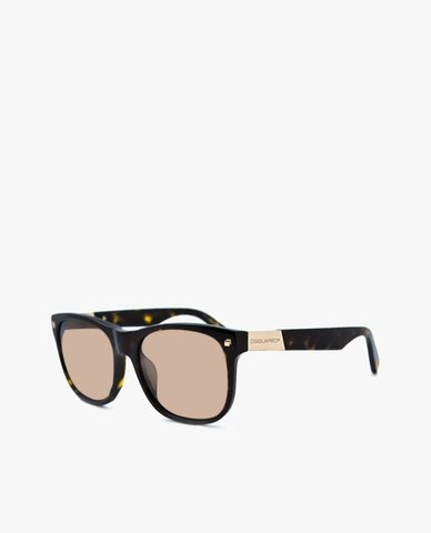  DSQUARED2 - Kính mát nữ gọng vuông bo tròn thời trang 