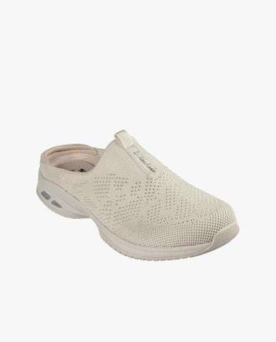  SKECHERS - Giày mules nữ đế thấp dệt kim Active Commute Time 