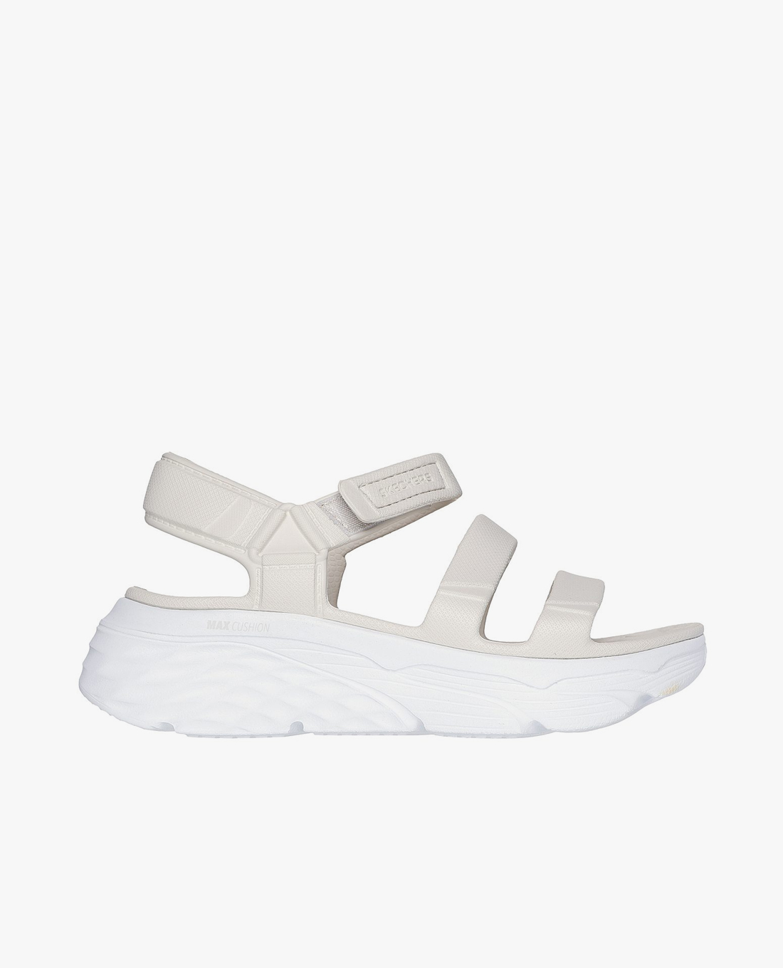 SKECHERS - Giày sandals nữ đế thấp mũi tròn Max Cushioning Foamies