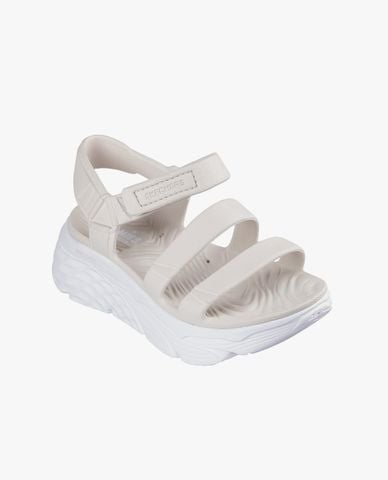  SKECHERS - Giày sandals nữ đế thấp mũi tròn Max Cushioning Foamies 
