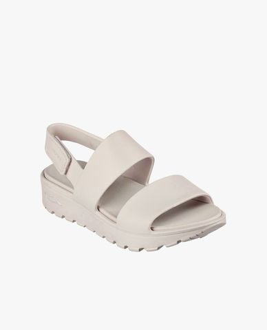  SKECHERS - Giày sandals nữ đế thấp quai ngang Foamies Arch Fit 