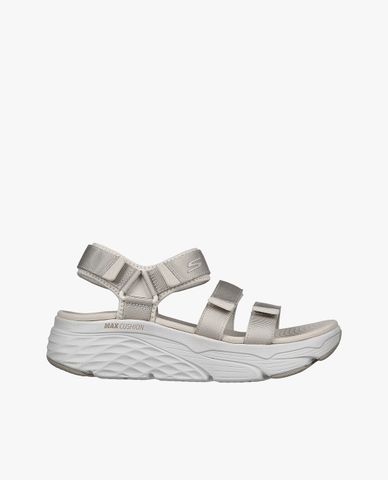  SKECHERS - Giày sandals nữ quai ngang Max Cushioning On The GO 