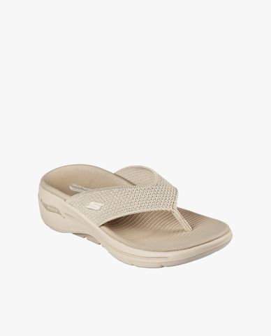  SKECHERS - Dép kẹp nữ Go Walk Arch Fit 
