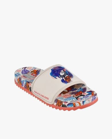  SKECHERS - Dép nữ quai ngang We Bare Bears BOBS Pop Ups 2 