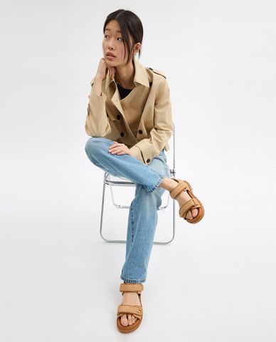  COACH - Giày sandals nữ đế thấp Brynn 