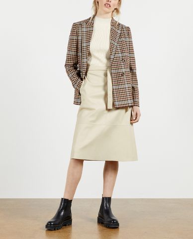  TED BAKER - Đầm midi ngắn tay cổ tròn Susanna 