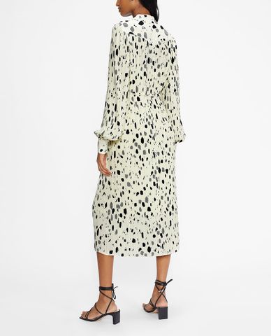  TED BAKER - Đầm midi sơ mi cổ trụ dài tay phom suông Suzzyy 