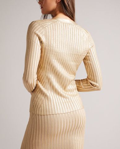  TED BAKER - Áo cardigan nữ phom ôm tay dài Daniah 