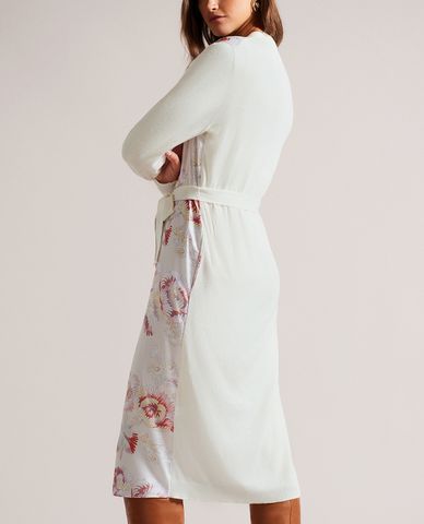  TED BAKER - Áo khoác cardigan nữ dáng dài phối thắt lưng Maiybel 