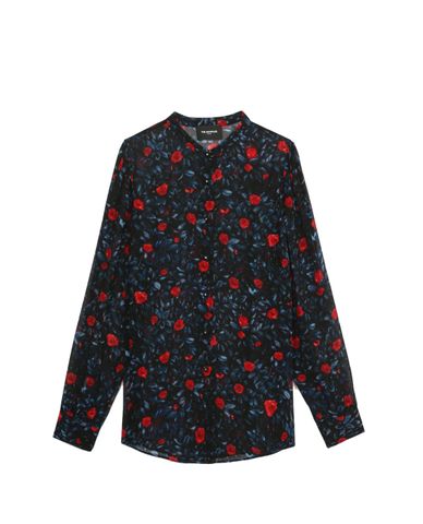  THE KOOPLES - Áo sơ mi nữ tay dài họa tiết hoa 