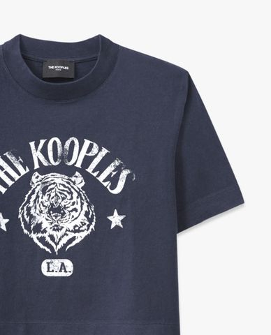  THE KOOPLES - Áo thun nữ ngắn tay phom croptop trẻ trung 