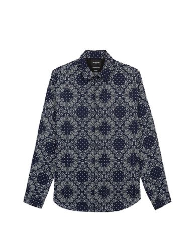  THE KOOPLES - Áo sơ mi nam tay dài Bandanna Print 