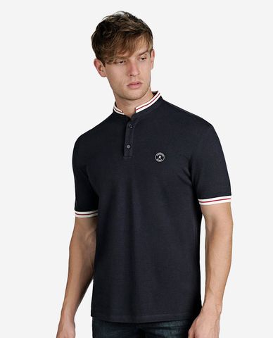  THE KOOPLES - Áo polo nam Collar and rubber logo 