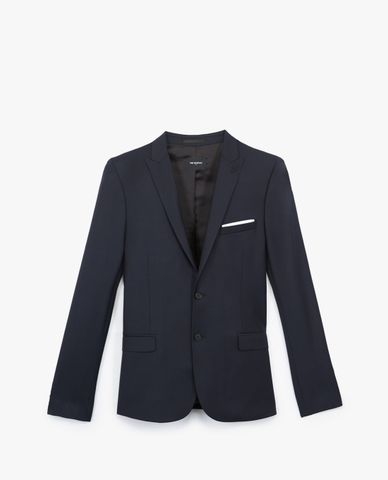  THE KOOPLES - Áo vest nam thanh lịch Fitted Navy Blue 