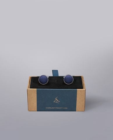  CHARLES TYRWHITT - Khuy măng sét nam Silk Round 