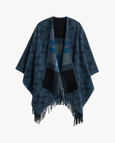  COACH - Áo choàng nữ Reversible Signature 