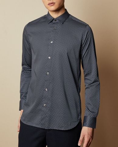  TED BAKER - Áo sơ mi nam Geo Print 