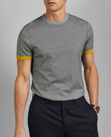  TED BAKER - Áo thun nam tay ngắn cổ tròn Delsole 