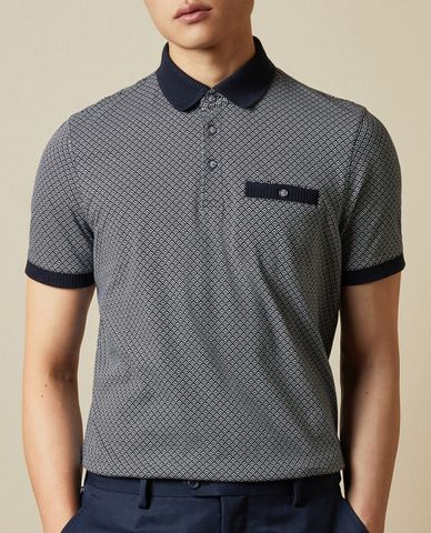  TED BAKER - Áo thun polo nam Sculpt 