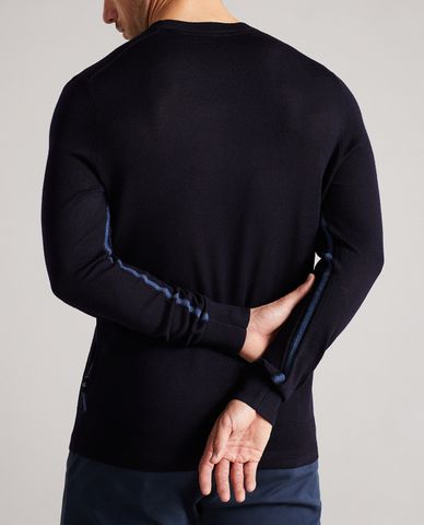  TED BAKER - Áo dệt kim nam tay dài cổ tròn Cardiff 
