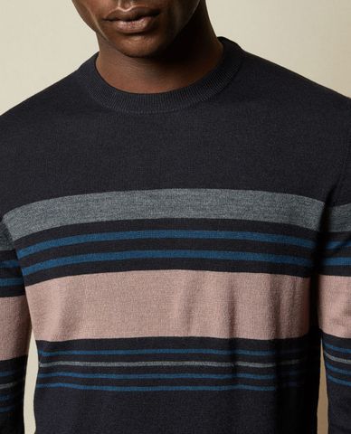  TED BAKER - Áo len nam tay dài cổ tròn Swiftie 