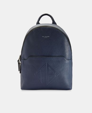 TED BAKER - Balo nam da dáng vuông Navy Dennt 