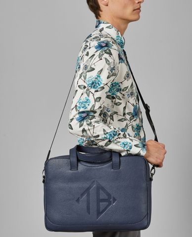  TED BAKER - Cặp xách nam hình chữ nhật Navy Peng 