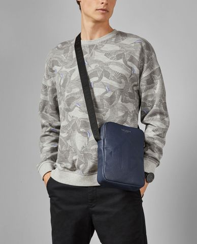  TED BAKER - Túi mini đeo chéo nam Navy Trama 