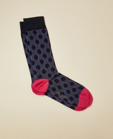  TED BAKER - Vớ cổ cao họa tiết chấm tròn Sandkey 