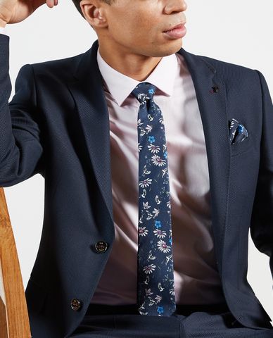  TED BAKER - Cà vạt nam lụa Brusher 