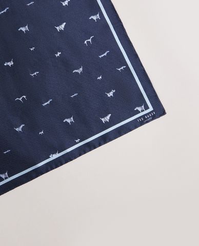  TED BAKER - Khăn tay nam hình vuông Sailii 