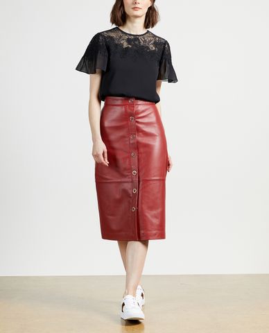  TED BAKER - Áo kiểu nữ  Lawri Lace Panel Woven 