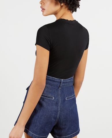  TED BAKER - Áo thun nữ viền vỏ sò Lecca 