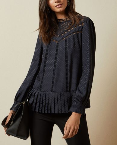  TED BAKER - Áo kiểu nữ Shilli Animal Mesh 