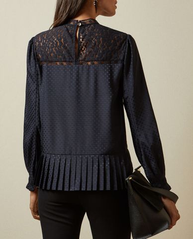  TED BAKER - Áo kiểu nữ Shilli Animal Mesh 