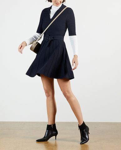  TED BAKER - Đầm mini nữ Aleee Belted Bandage Skater 