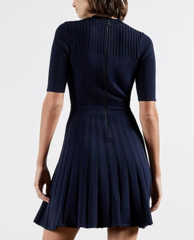  TED BAKER - Đầm mini cổ tròn ngắn tay Olivinn 